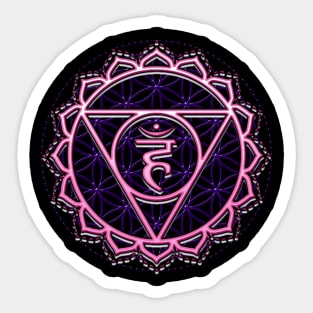 3d Flower Of Life Chakra Meditation Spirituality Sticker